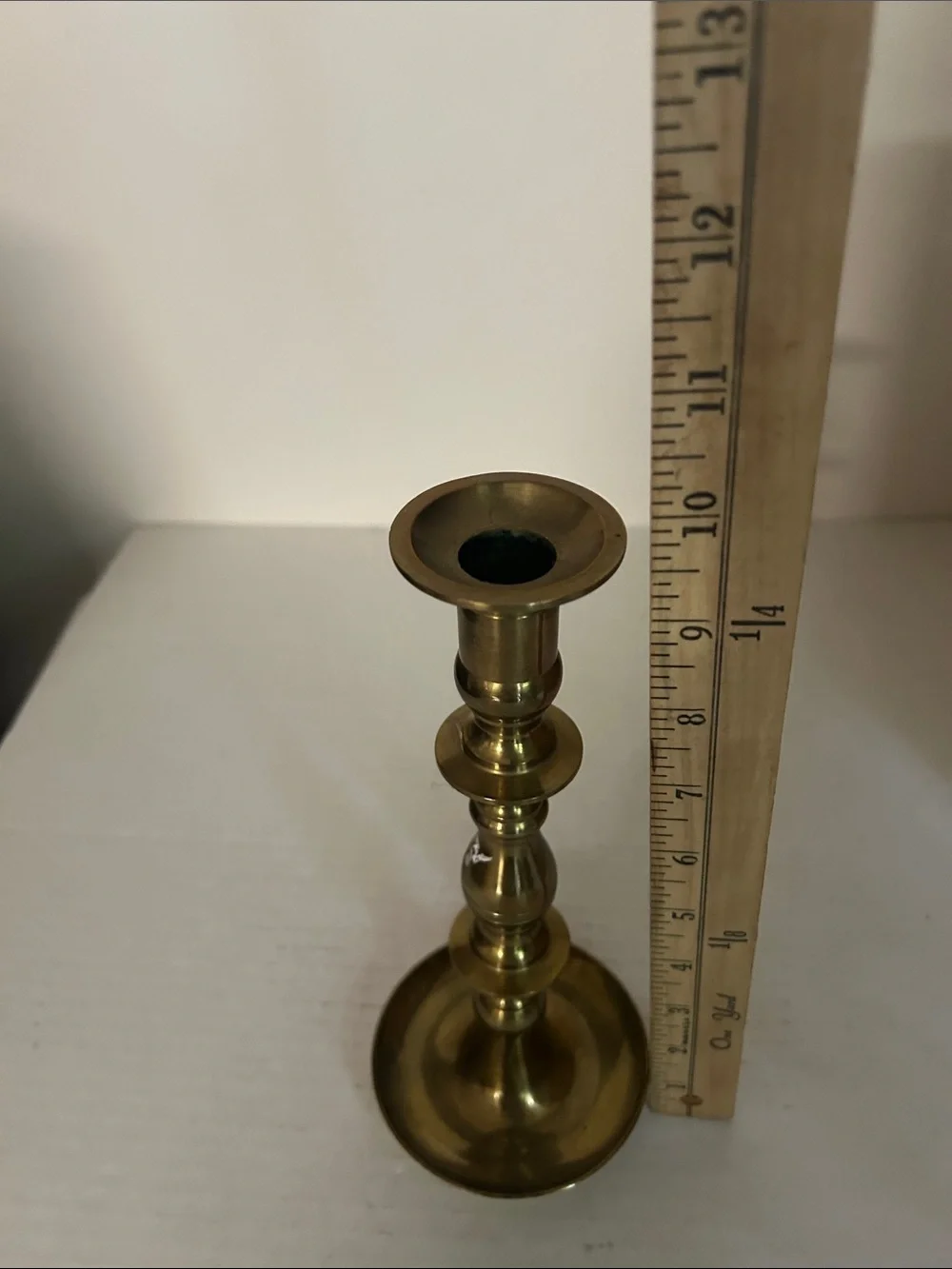 Brass Candlestick Holder — Classic Gold Accent